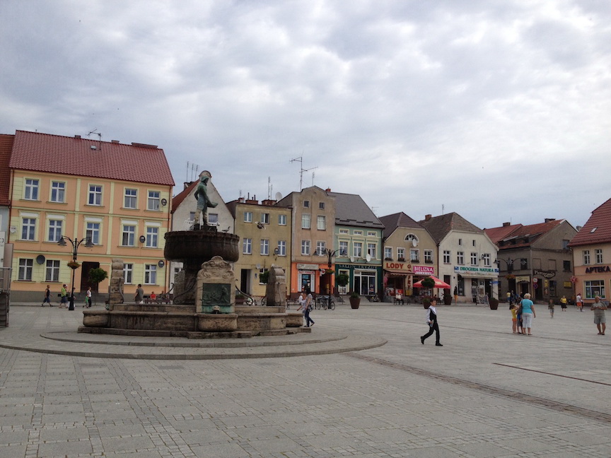 Rathausplatz von Rügenwalde