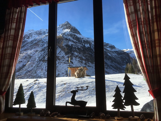 Zum Winterwandern in Sportgastein gehört natürlich auch ein schöner Einkehrschwung ins Alpenrestaurant Valeriehaus