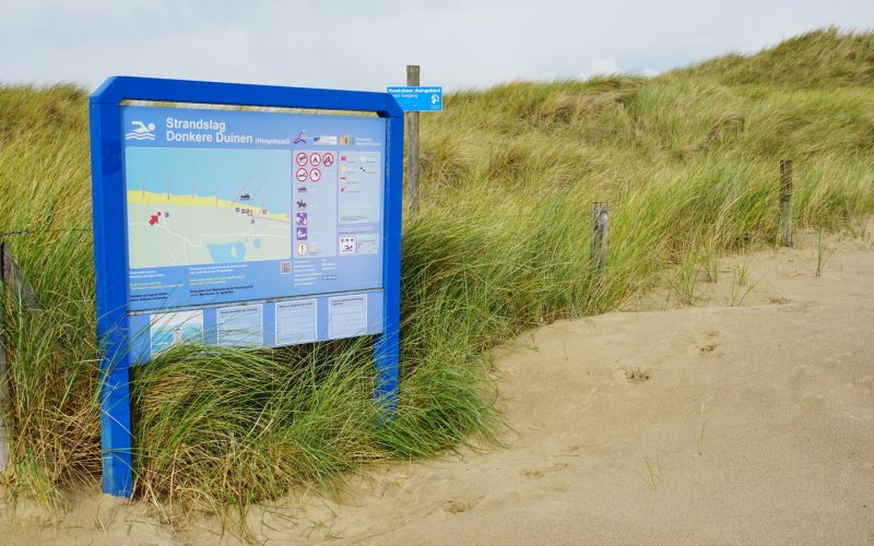 Aufgang zum Strand in Den Helder