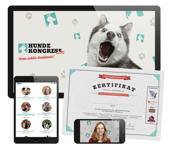 Passend zum Online-Hundekongress gibt es auch ein Kongresspaket mit allen Videos