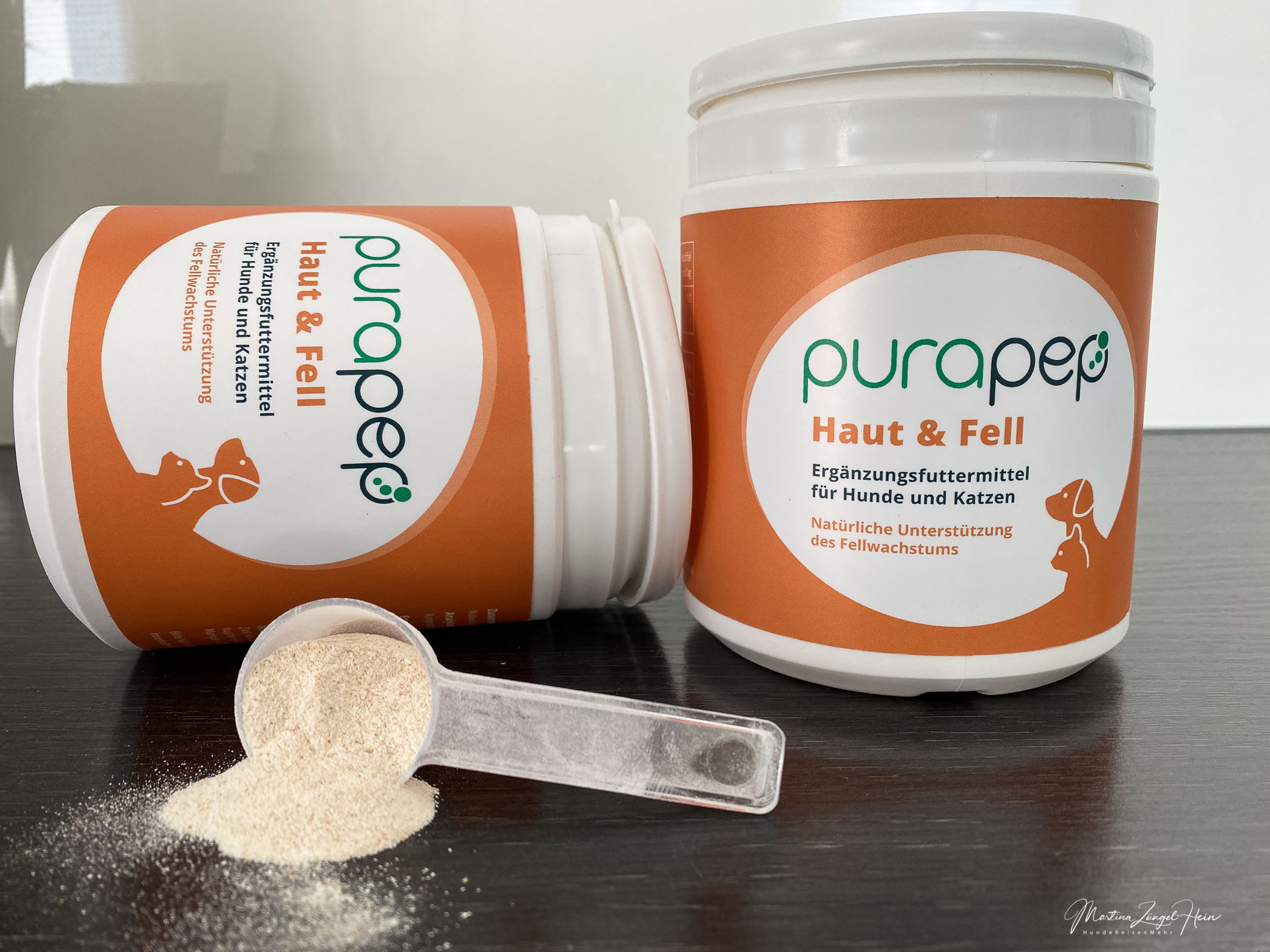 purapep Haut & Fell ist eine Futterergänzung mit wertvollen Inhaltsstoffen