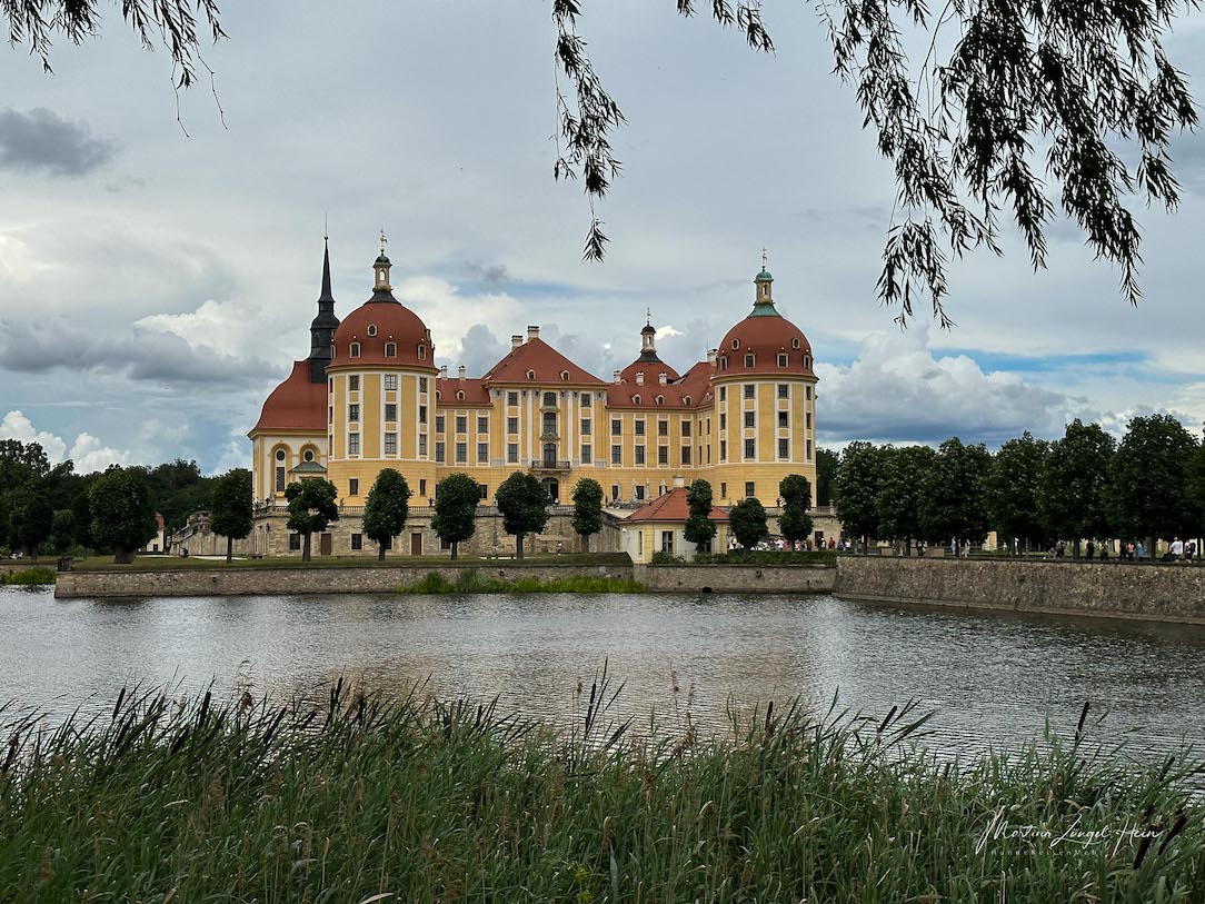 Schloss Moritzburg war Schauplatz des Filmdrehs "Drei Haselnüsse für Aschenbrödel"