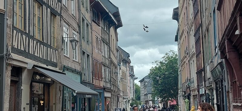 Zauberhafte, mittelalterliche Altstadt von Rouen