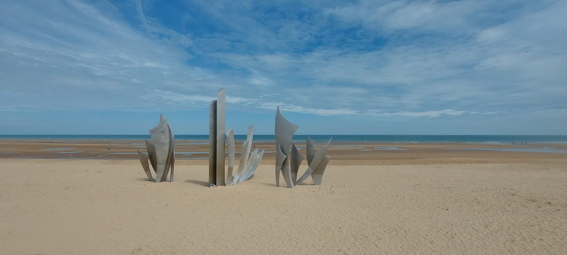 Omaha Beach, wo am D-Day das Ende der Naziherrschaft eingeläutet wurde