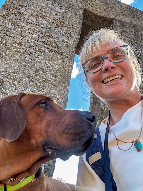 Ich bin ziemlich froh über die Pause am Engländerdenkmal