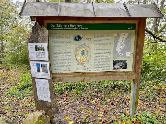 Nach einer kleinen Irrfahrt habe ich dann doch noch die Zähringer Burgruine "gefunden".