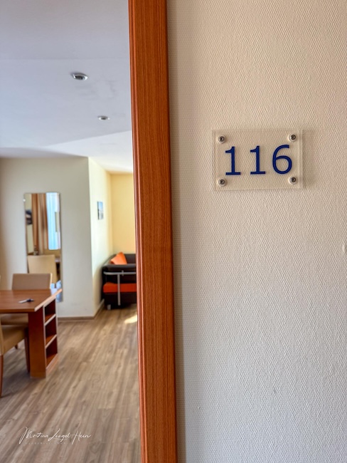 Appartement 116 im ersten Stock ist unser Zuhause auf Zeit auf Juist