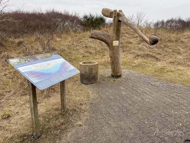 Wie das mit der Süßwasserlinse unter Juist funktioniert, wird auch erklärt